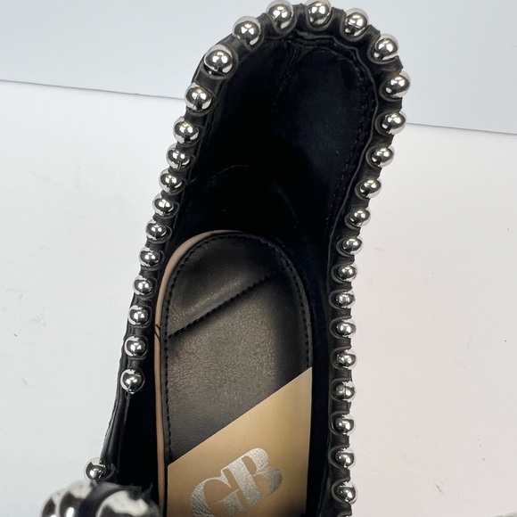 Gianni Bini Nubuck Leather Slip On Ankle Boots Women’s Size 9M Black Leather - Picture 5 of 11